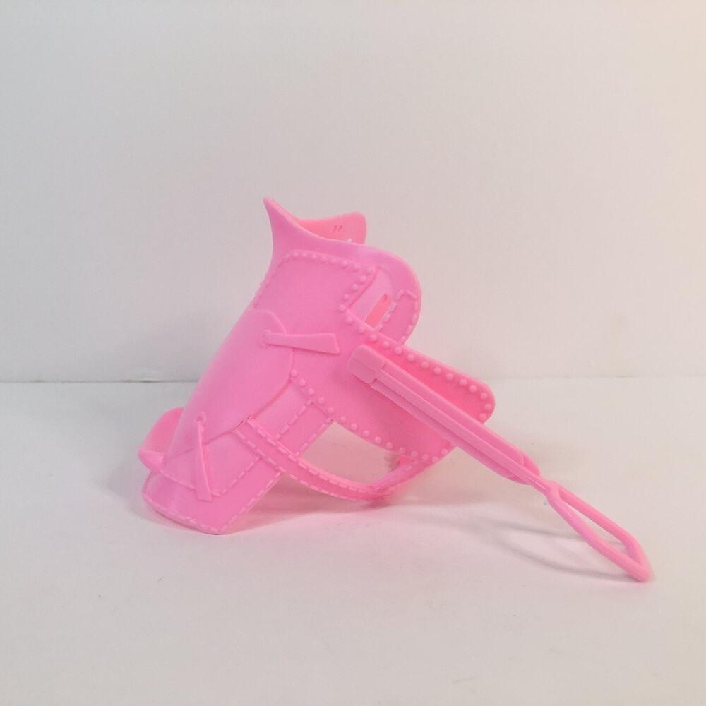 lucky ind. co ltd 1991 pink horse ridding saddle Replacement‎ Doll Accessory